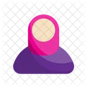 Mujer Musulmana Musulmana Hijab Icon