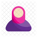 Moeslim Woman Muslim Hijab Icon