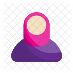 Moeslim Woman  Icon