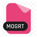 Mogrt Motion Graphics Template Format Document Icon