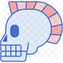 Mohawk Skull  Icon