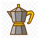 Moka Pot Coffee Cafe Icon