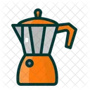 Moka Pot Coffee Kitchen Icon