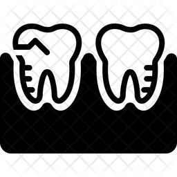 Molar Silhouette Icon