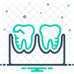 Molar Silhouette Icon