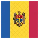 Moldavia Bandeira Ícone