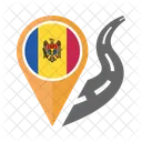 Moldavia Bandeira Ícone