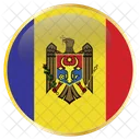 Moldova National Country Icon