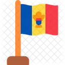 Moldova Country Flag Icon