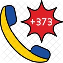 Moldova Country International Code Icon