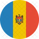 Moldova Flag World Icon
