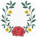 Moldura Floral  Ícone