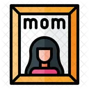 Moldura para foto da mãe  Ícone