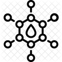 Molecula De Aceite Molecular Quimica Icono