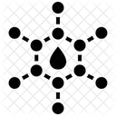 Molecula De Aceite Molecular Quimica Icono