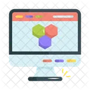 Molécula de computador  Ícone