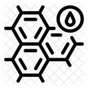 Estrutura Molecular Estrutura Quimica Molecula De Oleo Ícone