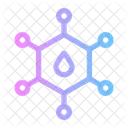 Molécula de óleo  Ícone