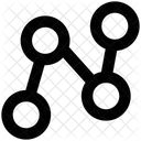 Moleculaire Configuration Structure Icône