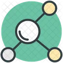 Moleculaire Configuration Structure Icône