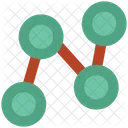 Moleculaire Configuration Structure Icône