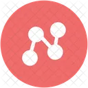 Moleculaire Configuration Structure Icône