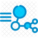Molecular Estructura Quimica Icono