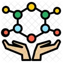 Molecular Cell Hand Icon