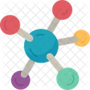 Molecular Estructura Quimica Icono