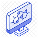 Molecular Structure Chemical Icon