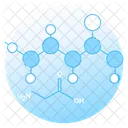 Molecular Structure Atom Bonding Chemical Structure Icon