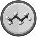 Molecule Butane Model Icon