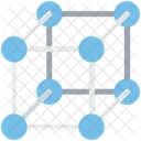 Cubes Molecule Box Icon