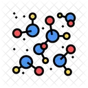 Chemical Molecule Color Icon