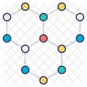 Molecule Bonding Molecule Structure Molecule Network Icon
