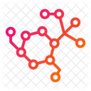 Molecule Chain Bond Structure Icon