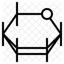 Molécule de glucides  Icône