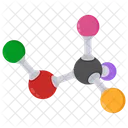 Molecule Atoms Chemical Bonds Icon