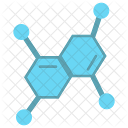 Molecule Structure Icon - Download in Flat Style