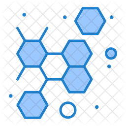 Molecule Structure Icon - Download in Dualtone Style