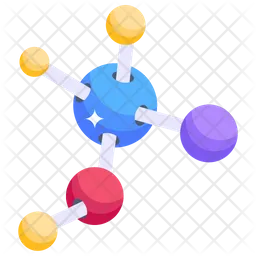 Molecules Bonding  Icon