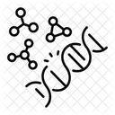 Molecules Dadn Genetique Structure De Ladn Icône