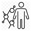 Composes Biologiques Molecules Humaines Molecules Organiques Icône