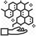 Molekulare Struktur Biochemie Symbol