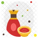 Molho De Soja Cozinha Asiatica Sabor Umami Ícone