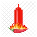 Molho Quente Picante Icon