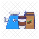 Molinillo Bebida Cafe Icono