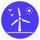 Molino De Viento Energia Viento Icon