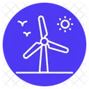 Molino De Viento Energia Viento Icon