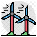 Molinos De Viento Turbinas Eolicas Generadores Eolicos Icono